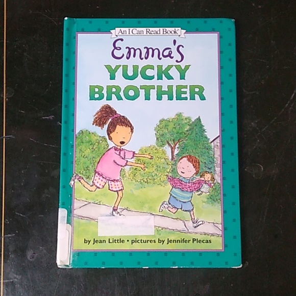 👩Emma's Yucky Brother Level Reader Children Picture Book Daycare Preschool Home - Picture 1 of 7